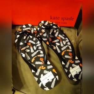 kate spade Nova Flip Flops in Lipstick
